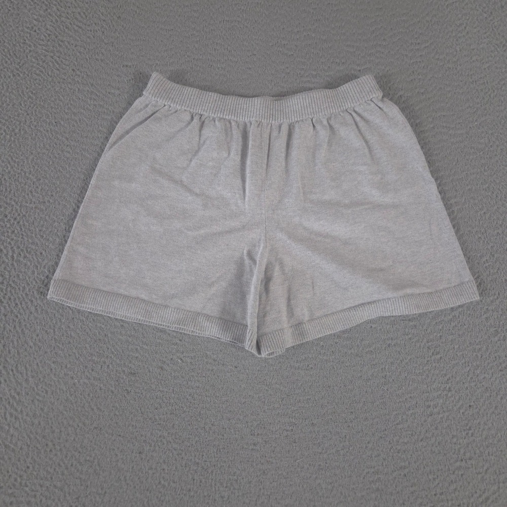 J.Crew Shorts Womens S Gray Cashmere Relaxed Pull-On Knit Heathered Loungewear